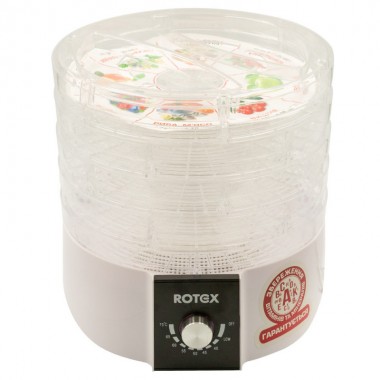 Сушилка электрическая для овощей и фруктов Rotex RD610-W многофункциональная