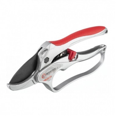 Секатор садовый с храповым механизмом  INTERTOOL FT-1006