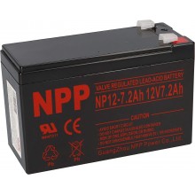 Батарея акумуляторна NPP NP12-7.2Ah 12V Батарея акумуляторна NPP NP12-7.2Ah 12V