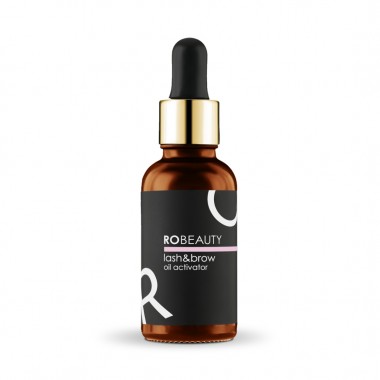 Активатор роста бровей и ресниц LASH&BROW OIL ACTIVATOR ROBEAUTY 30 мл
