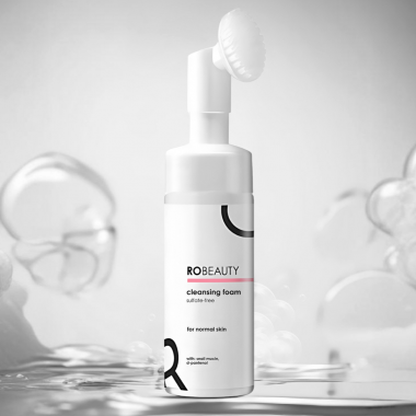 Пенка для умывания Cleansing foam ROBEAUTY с Экстрактом Улитки 200 мл