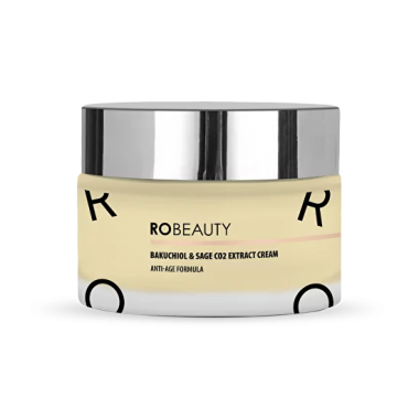 Ночной крем для лица BAKUCHIOL & SAGE CO2 EXTRACT CREAM ROBEAUTY с бакучиолом и CO2 экстрактом шалфея  -  50 мл