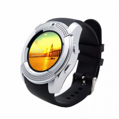 Сенсорные Smart Watch V8 смарт часы умные часы Серые