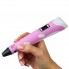 3D ручка для рисования Pen2 MyRiwell с LCD дисплеем Розовая